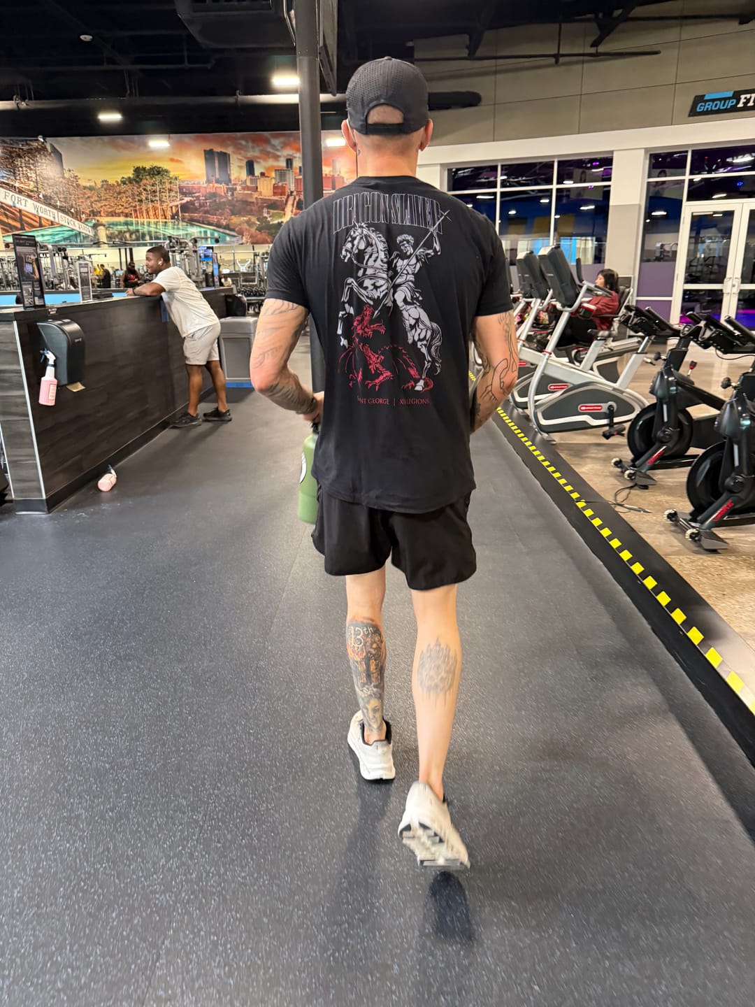 Customer photo review of SAINT GEORGE T-shirt