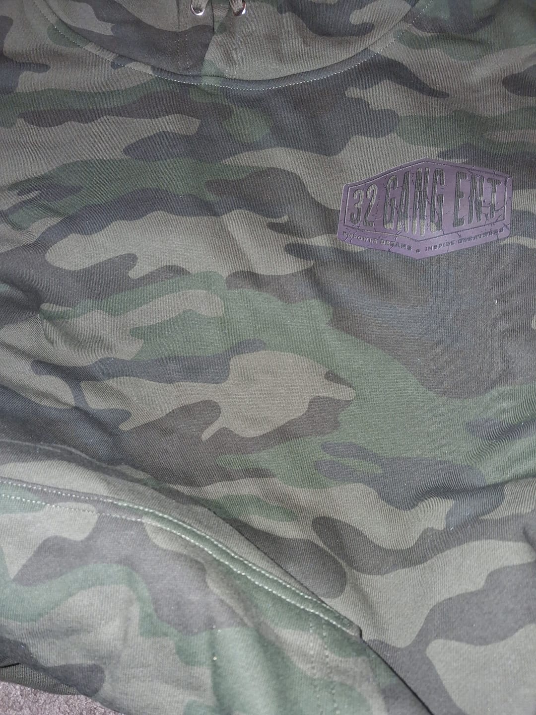 Customer photo review of DISTRESSED PREMIUM HOODIE