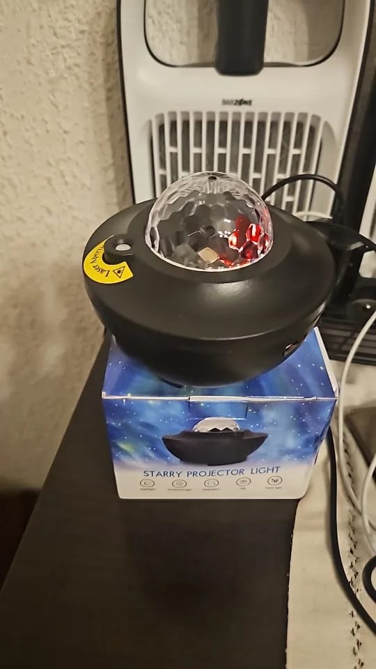 Customer photo review of Cozymere Starlight Galaxy Projector