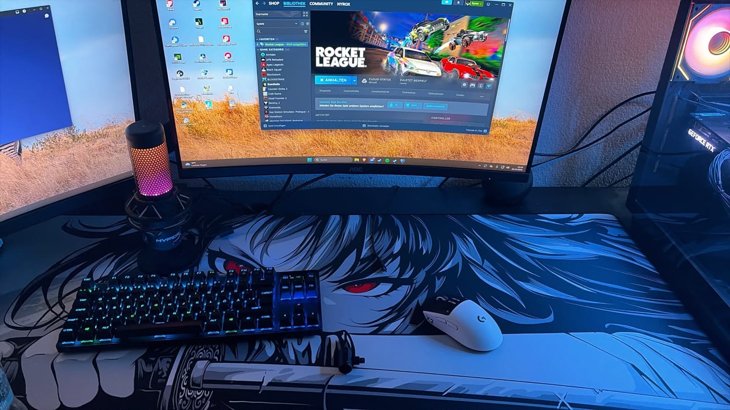 Customer photo review of AZRA ─ SPEED ǀ GAMING MOUSEPAD