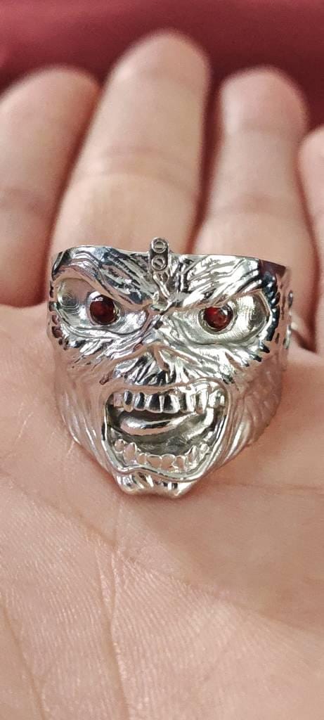 Customer photo review of Lobotomy Skull Ring