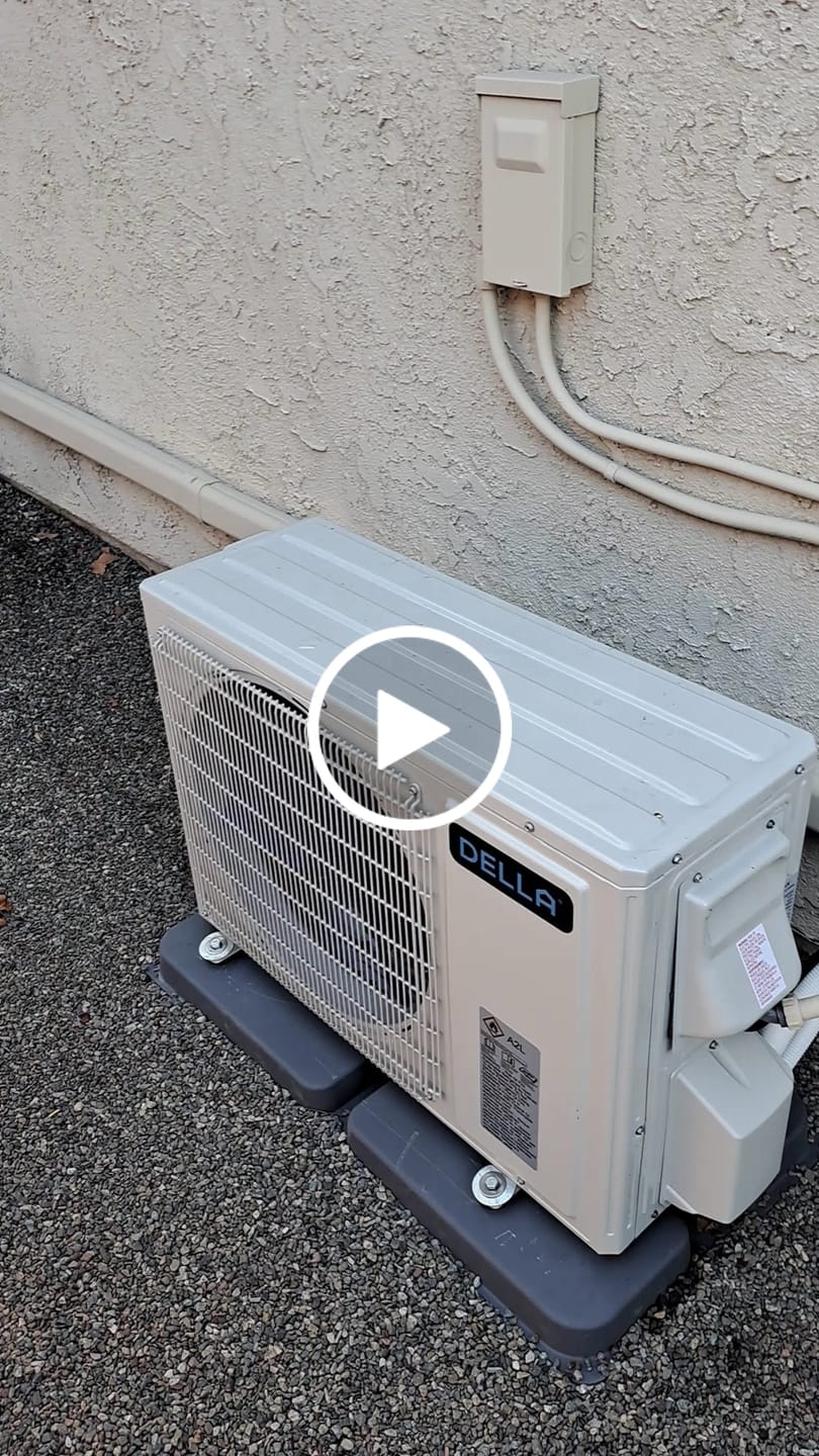 Customer video review of DELLA Serena CloudAir Series 18000 BTU 22 SEER2 Mini Split Heat Pump AC - Up to 1000 Sq.Ft.