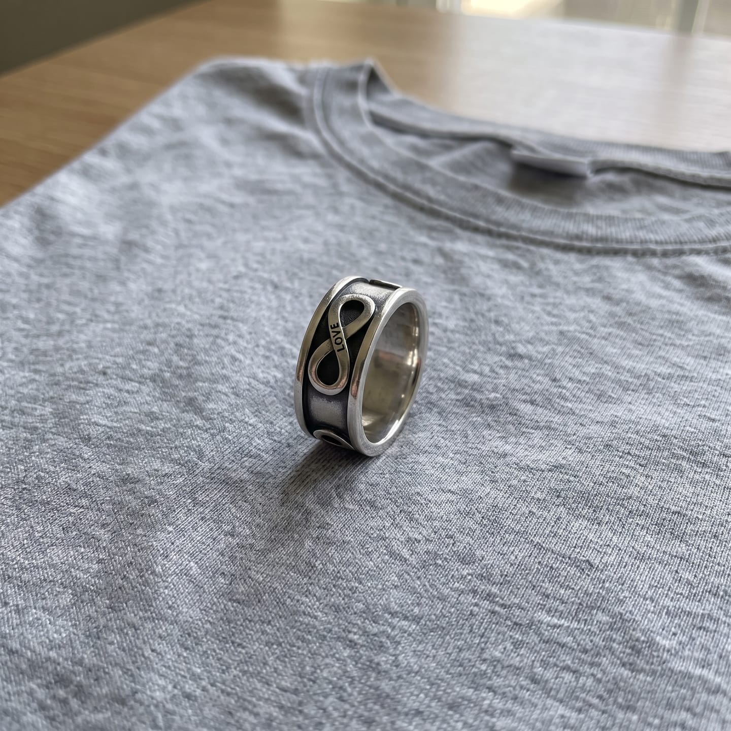 Customer photo review of Infinity Love Ring