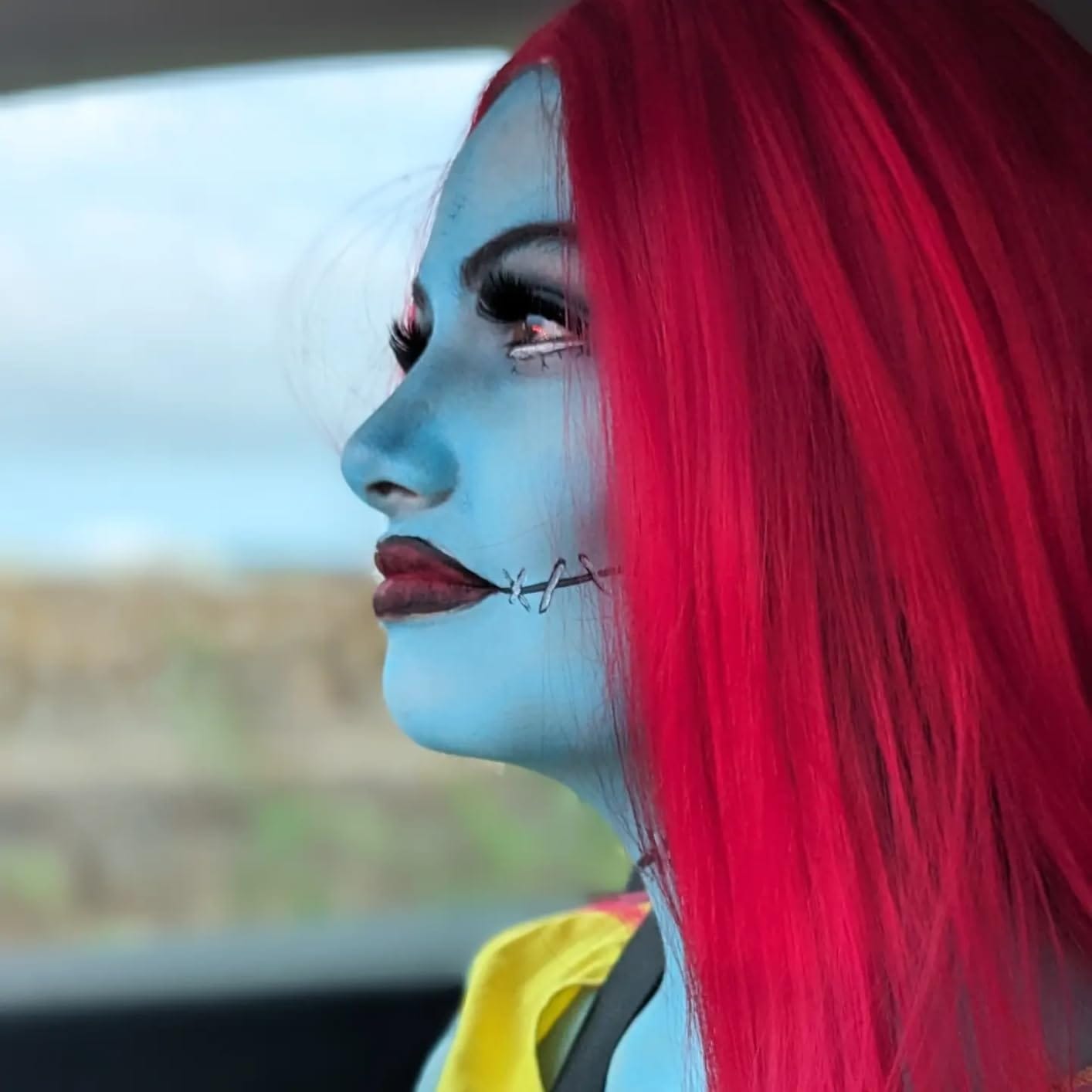 Customer photo review of Blue Squid Professional Water-Based Face & Body Paint Single Cake – Classic, Pastel & Split Cake Colors, Water Activated, Washable Face Paint for Kids & Adults, Halloween Makeup, Cosplay – 30g