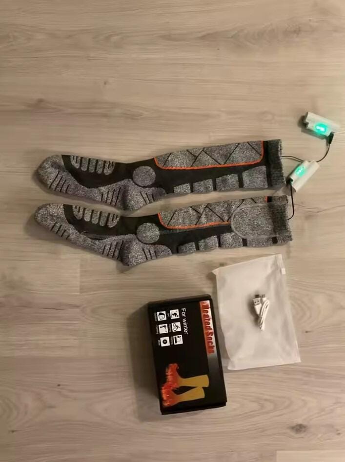Customer photo review of Beheizte Socken