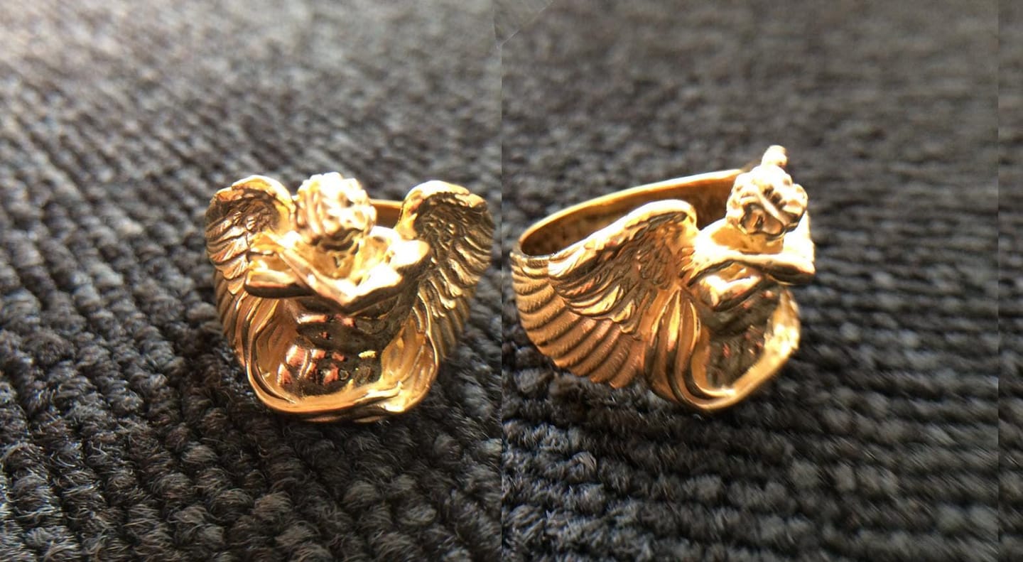 Customer photo review of Fallen Angel Ring