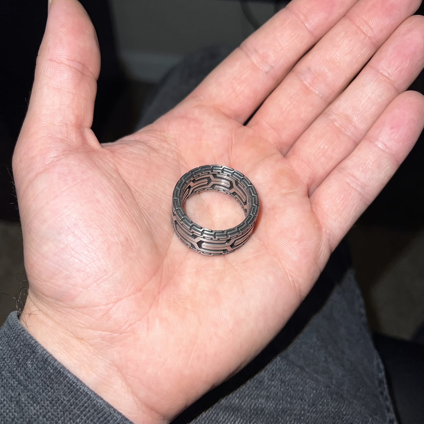 Customer photo review of Circuit Maze Ring