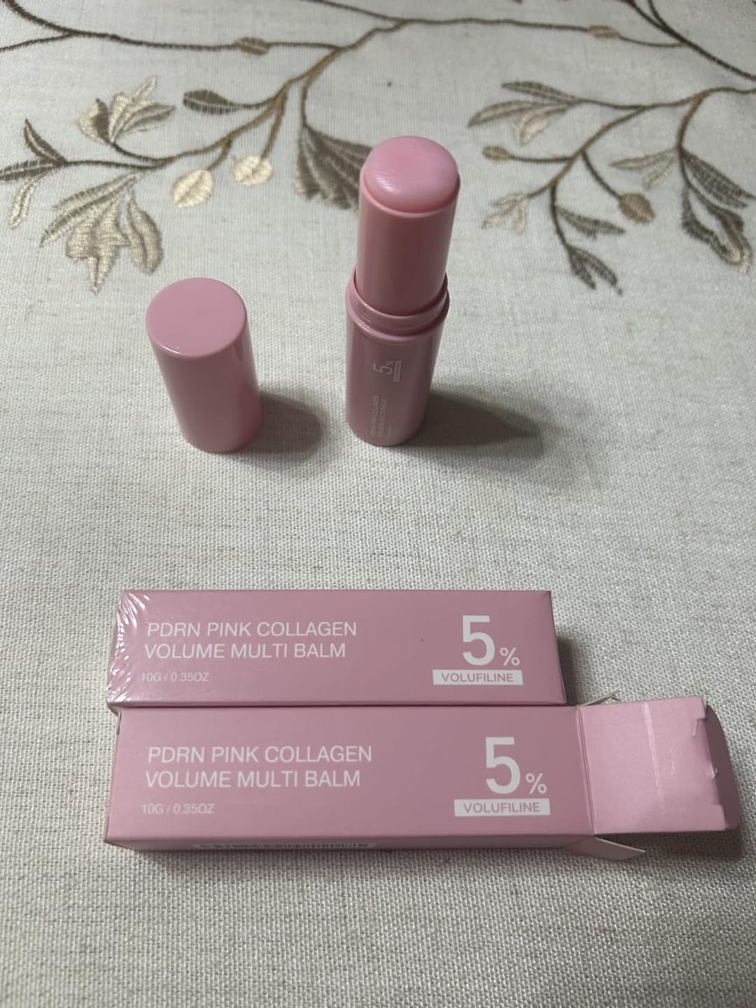 Customer photo review of PDRN Pink Collagen Balm Stick