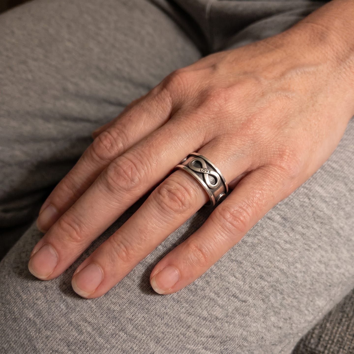 Customer photo review of Infinity Love Ring