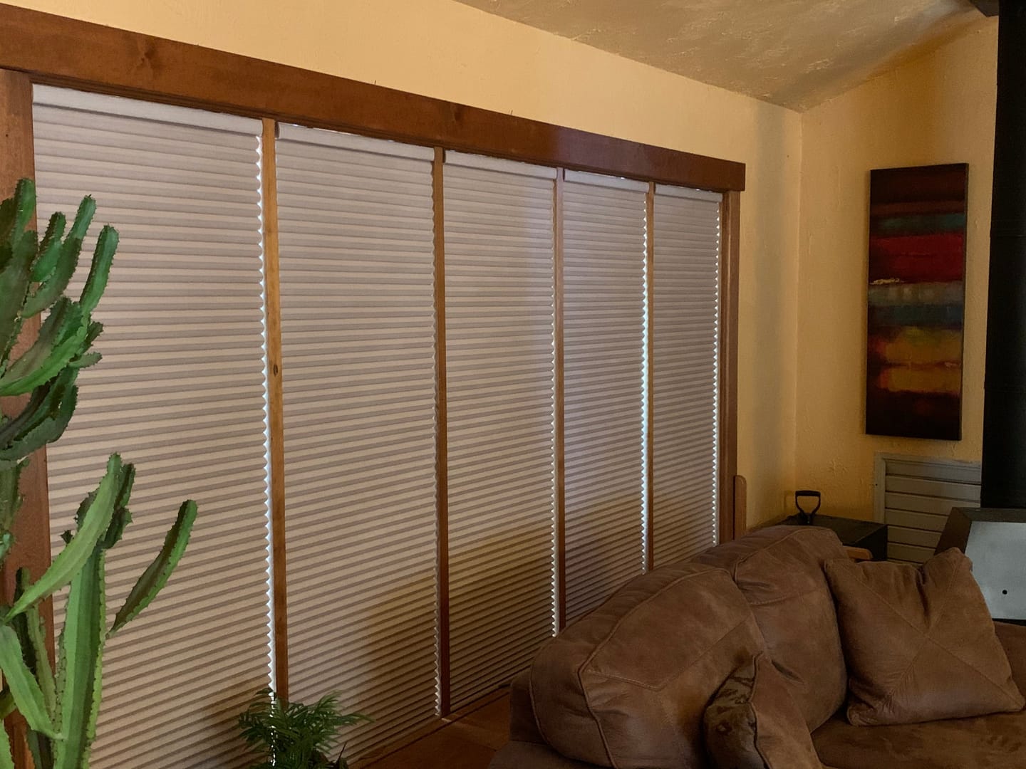 Customer photo review of Light Filtering Cellular Shades