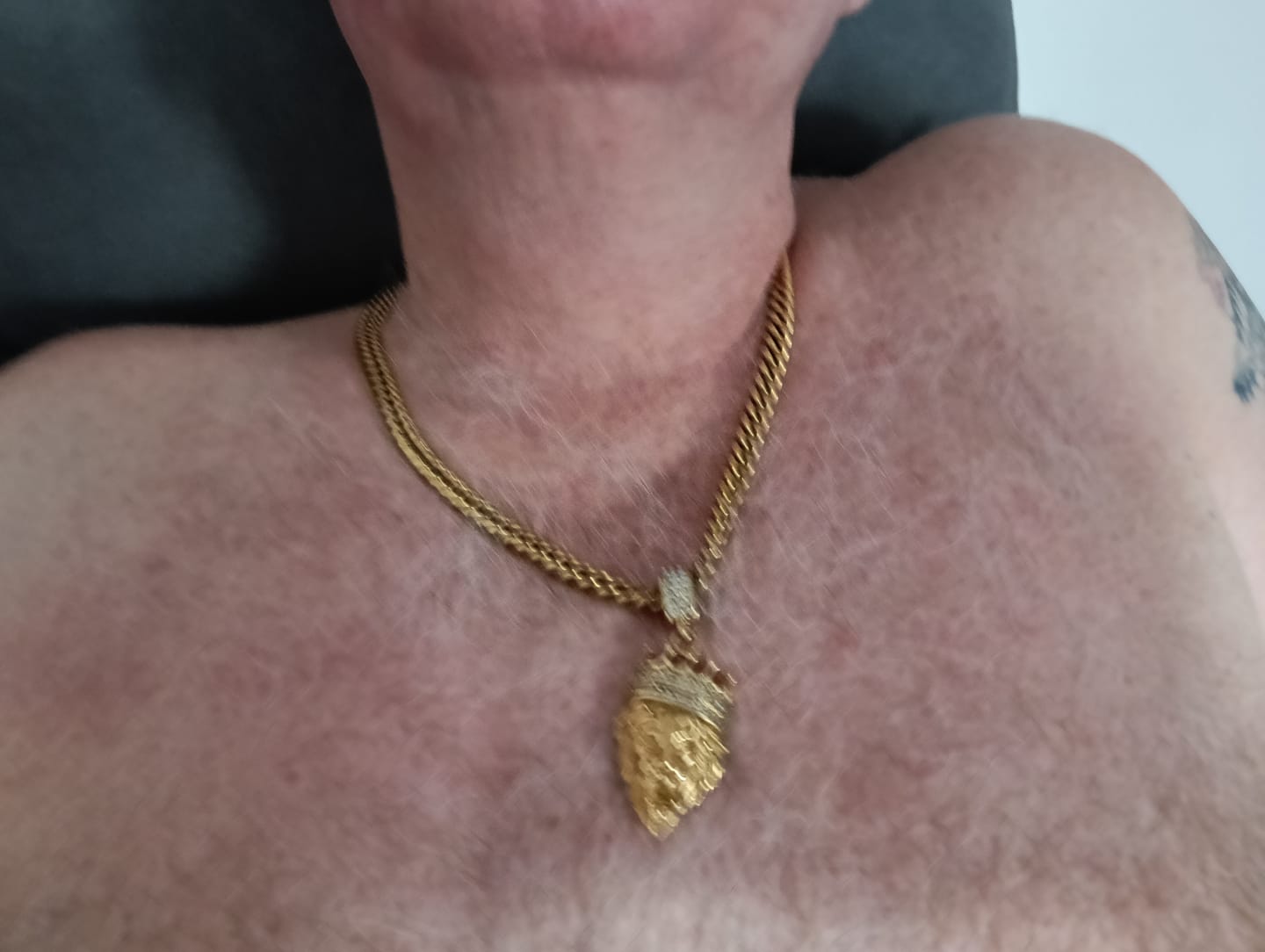 Customer photo review of Cuban Chain (Gold) 8mm