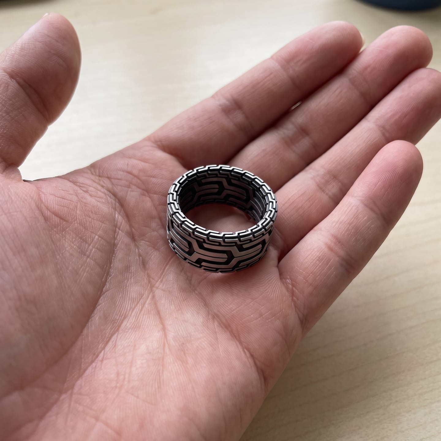 Customer photo review of Circuit Maze Ring