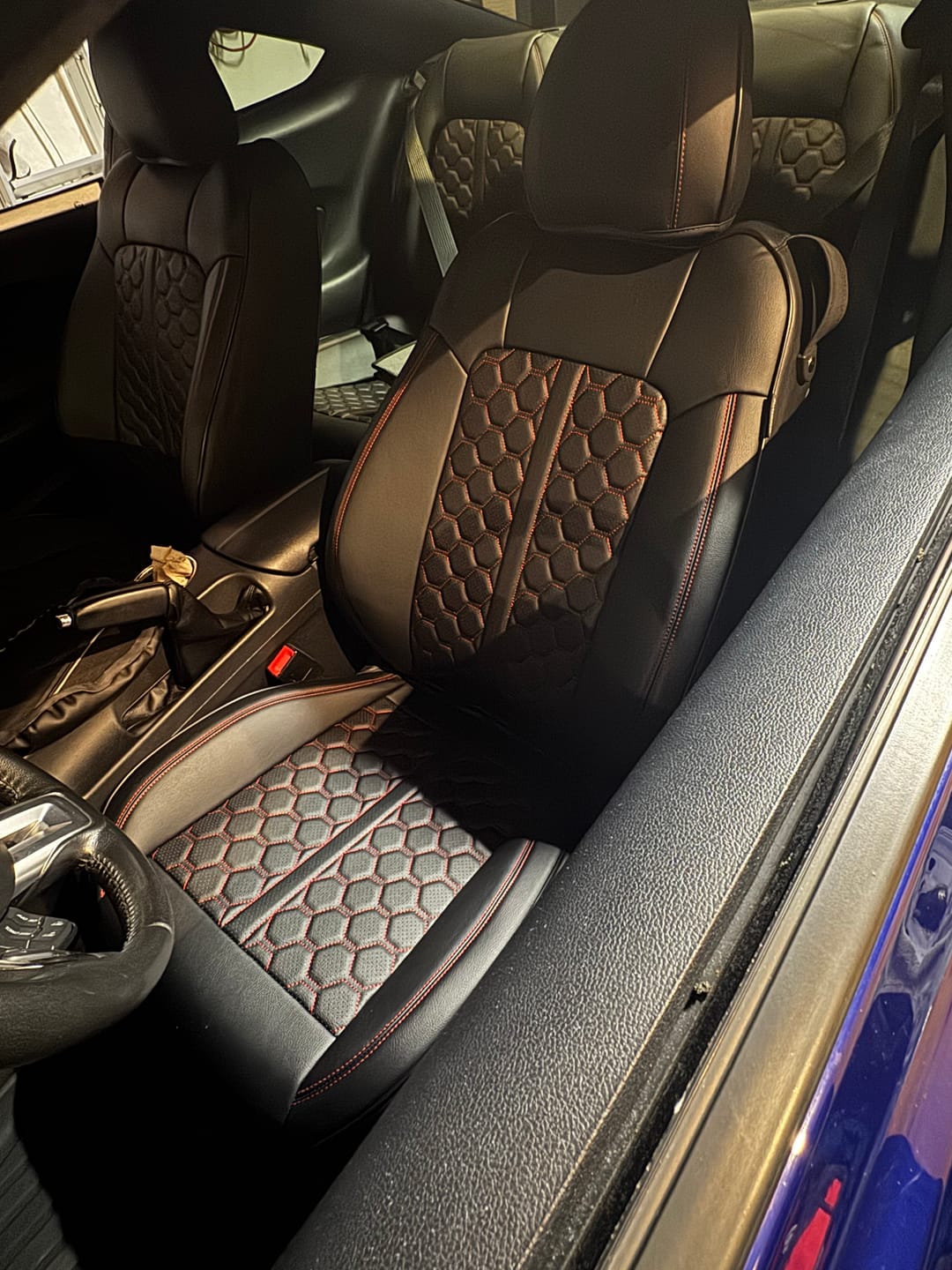 Customer photo review of 2015-23 Ford Mustang S550 Coupe Leather Seat Covers