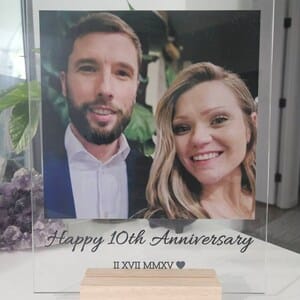 Customer photo review of Photo Collage Plaque