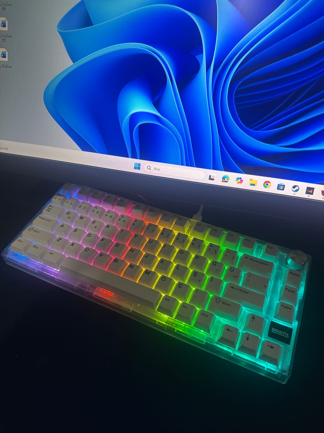 Customer photo review of Wraith W75 V2 Klavye (Manyetik Switch / HE)