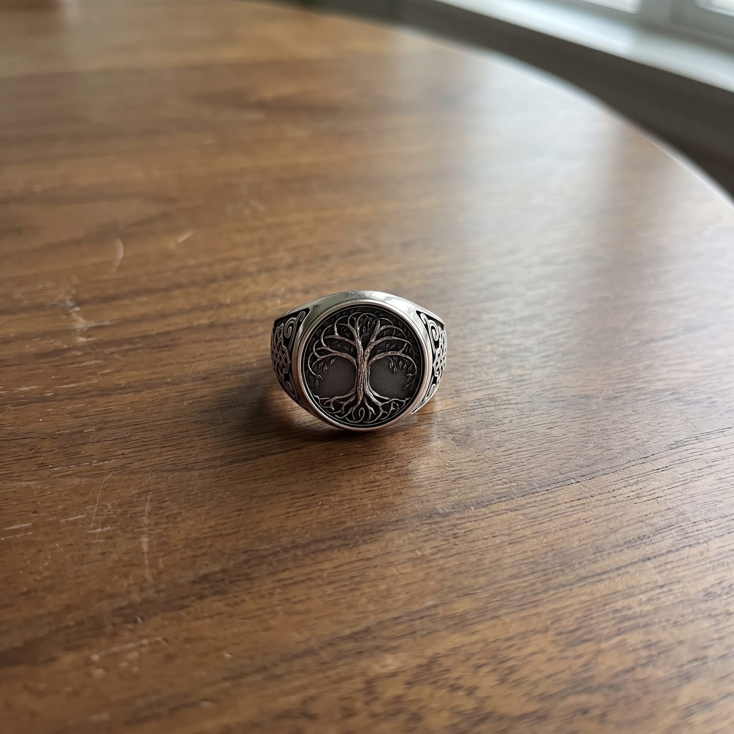 Customer photo review of Norse Yggdrasil Ring