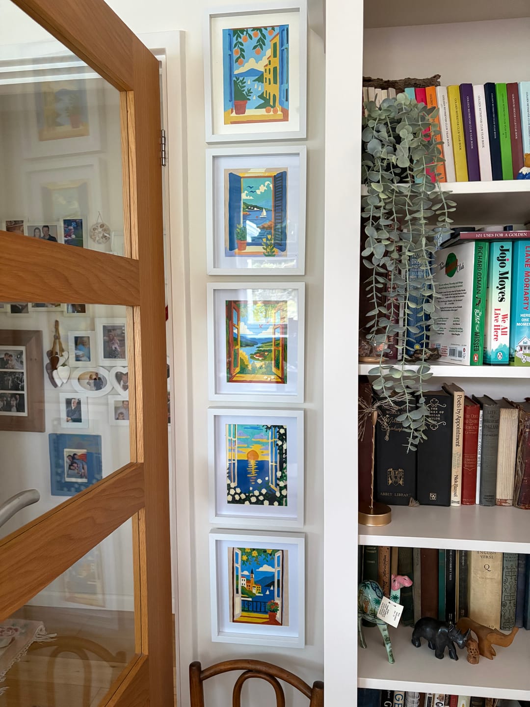 Customer photo review of 6 Mini Paintings - Colorful Windows Set