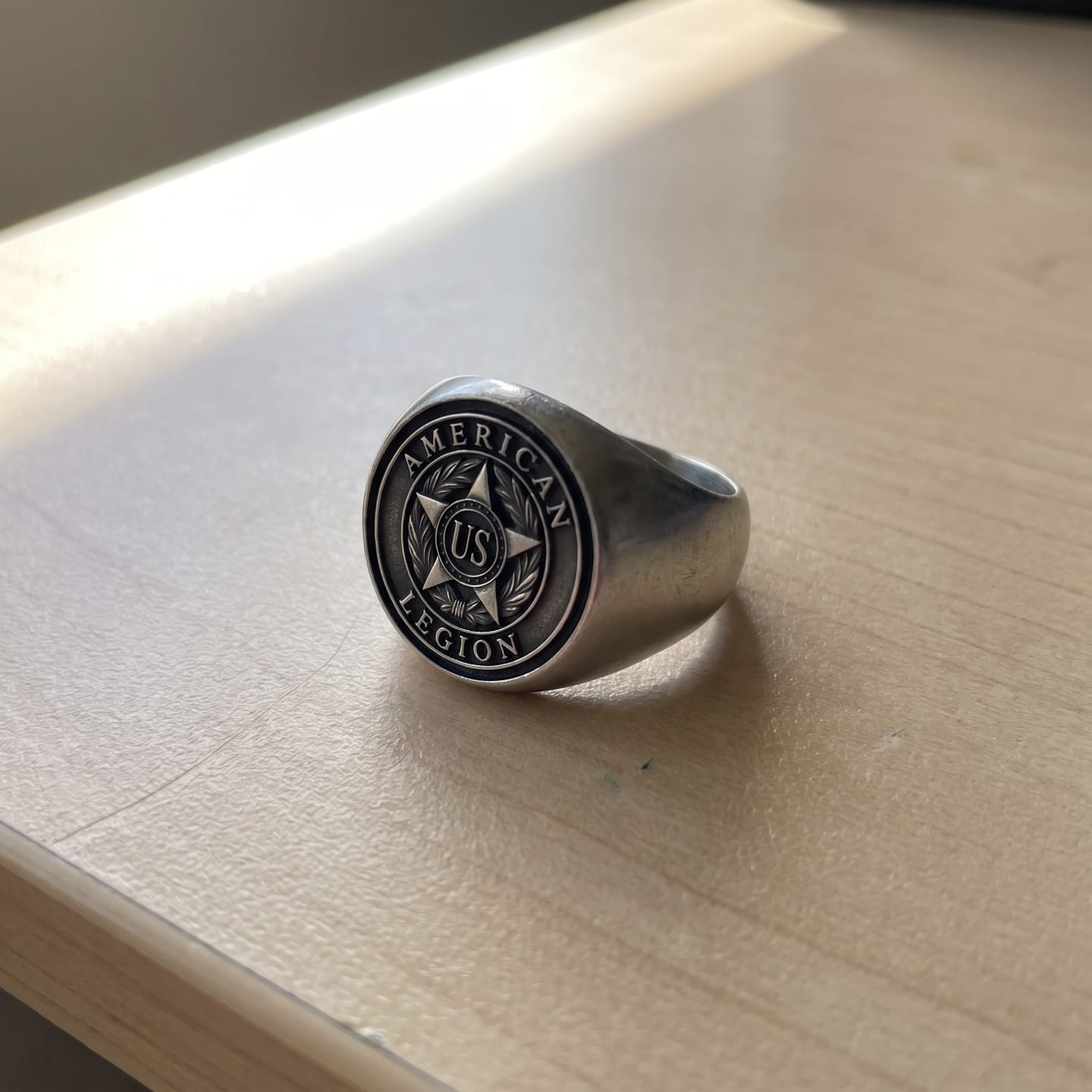 Customer photo review of American Legion Signet Ring