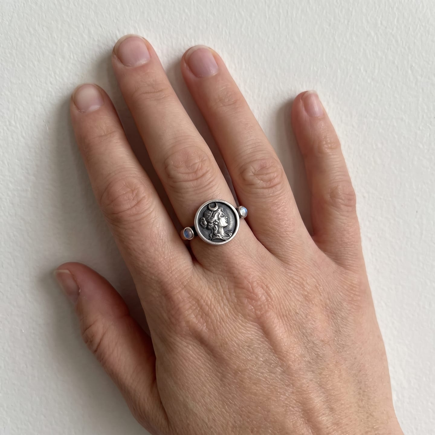 Customer photo review of Hecate Goddess Ring