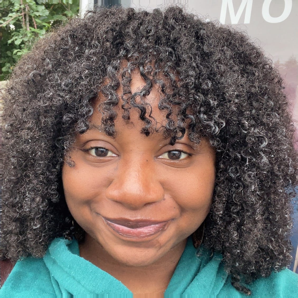 Customer photo review of Multi-Textured Kinky Curly Crochet Hair