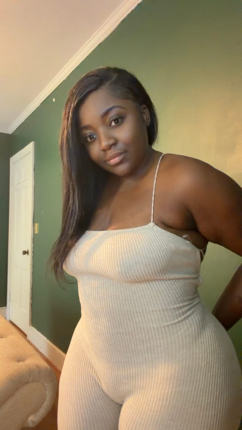Customer photo review of Sharon Ribbed Knit Sleeveless Jumpsuit