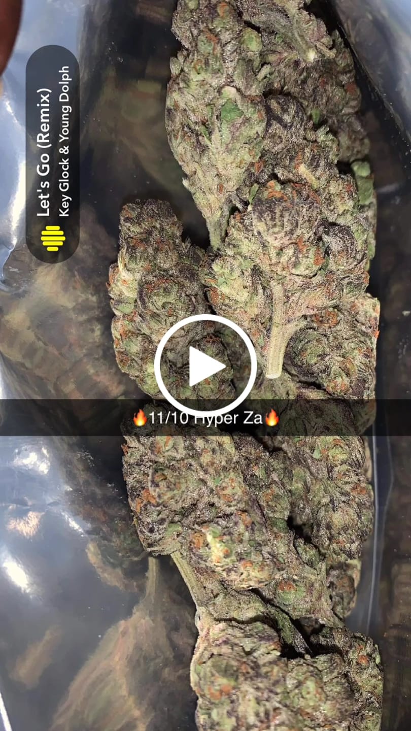 Customer video review of Hyper Za THCA Flower