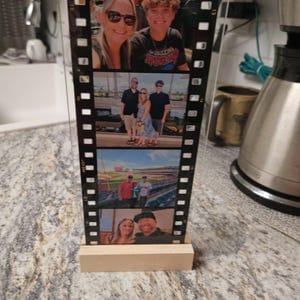 Customer photo review of Film Strip Photo Plaque