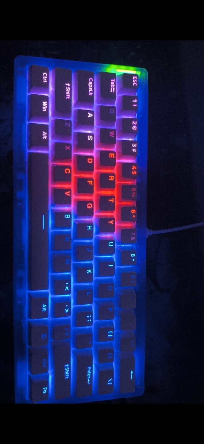Customer photo review of Wraith W60 Klavye (Manyetik Switch / HE)