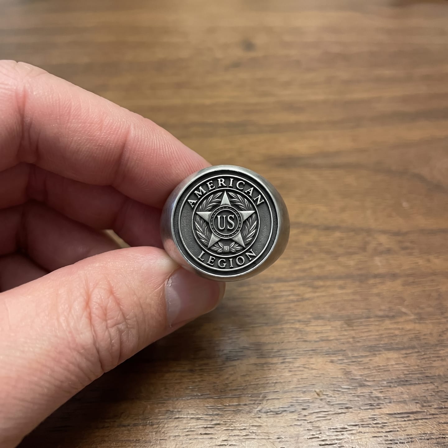 Customer photo review of American Legion Signet Ring