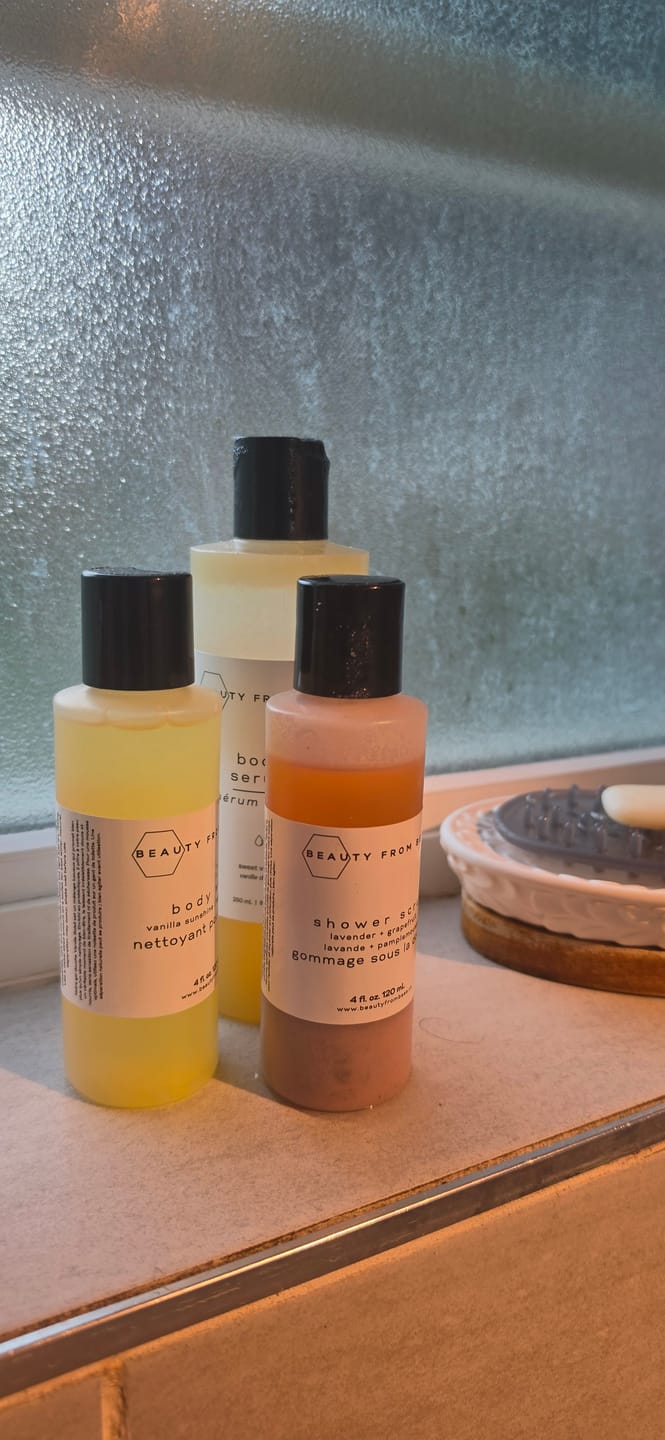 Customer photo review of Shower Scrub