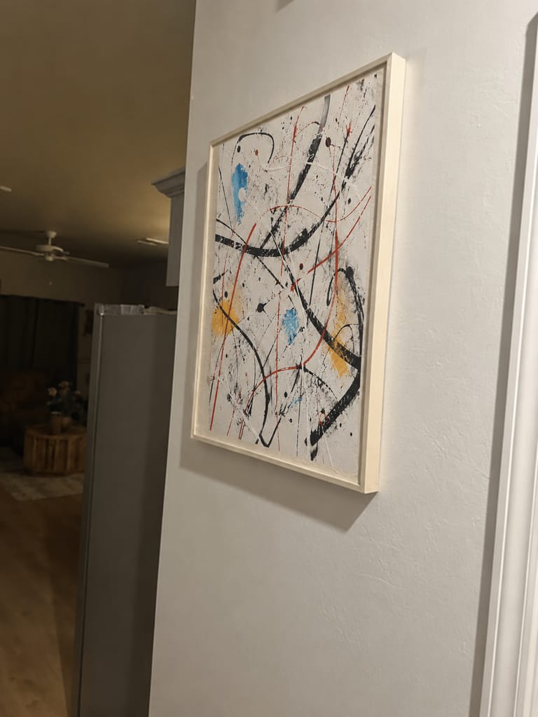 Recensione fotografica del cliente di Arte dell'Espressionismo Astratto Y1FZ