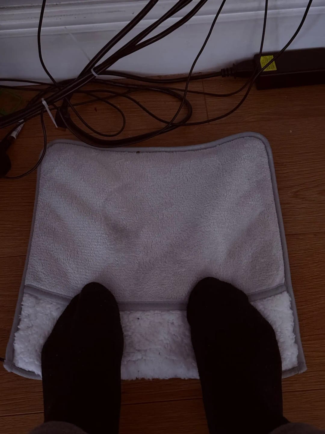 Customer photo review of USB Foot Warmer with Washable Cover