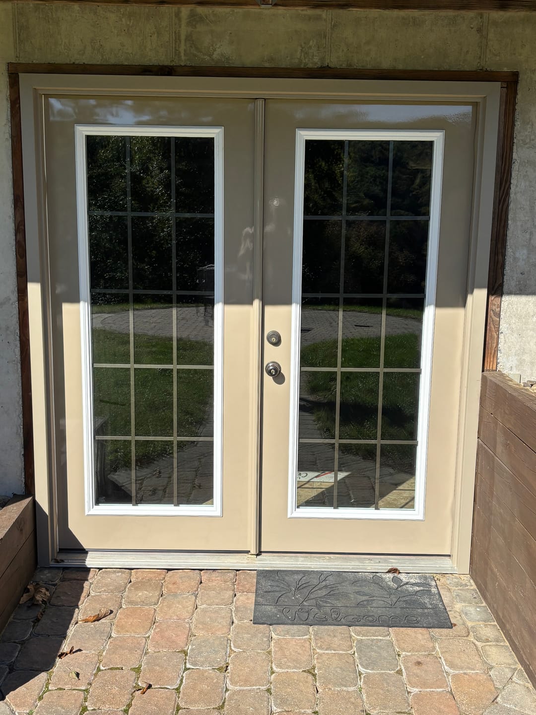 Customer photo review of Grills Between Glass 15 Lite Glass and Frame Kit (Full Lite)