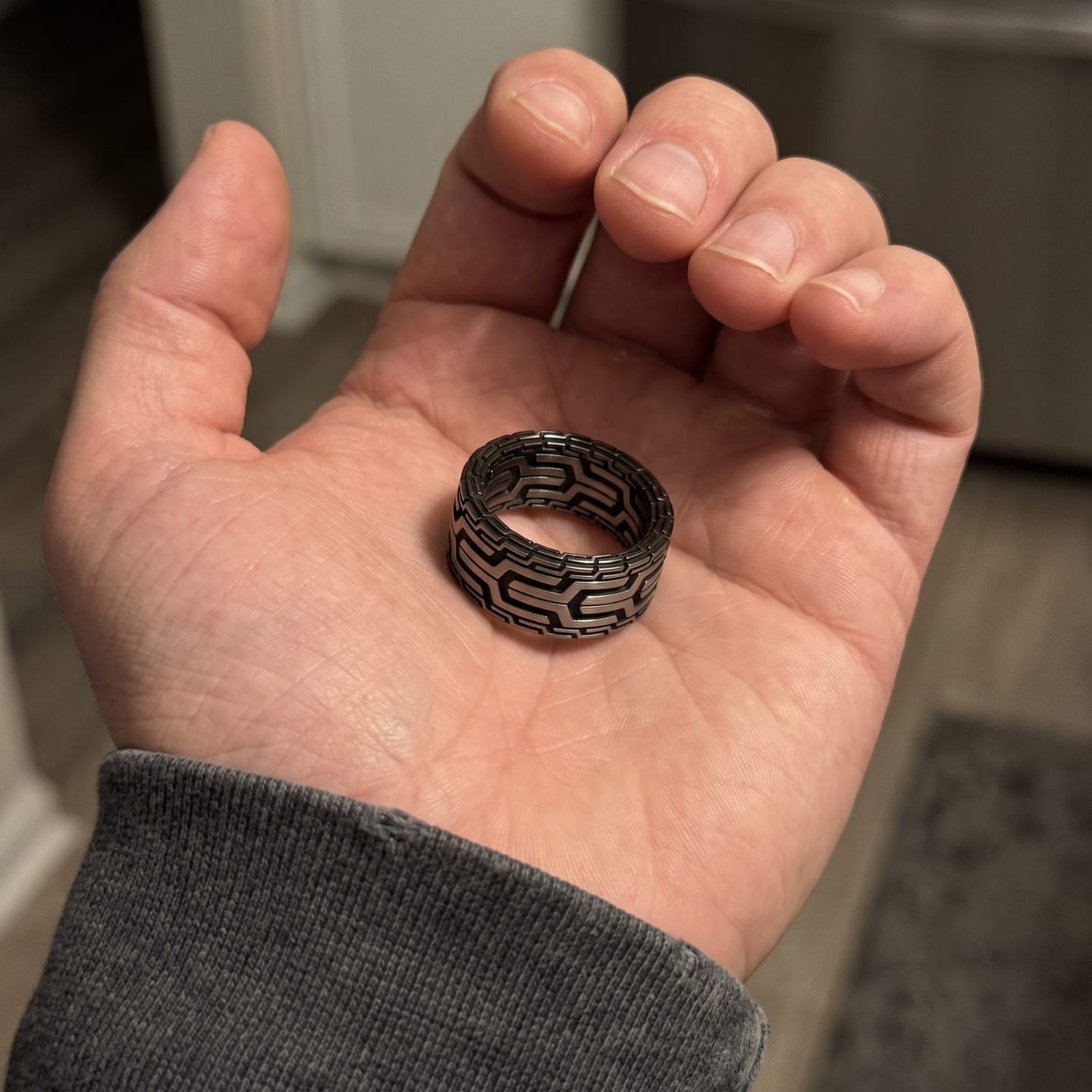 Customer photo review of Circuit Maze Ring