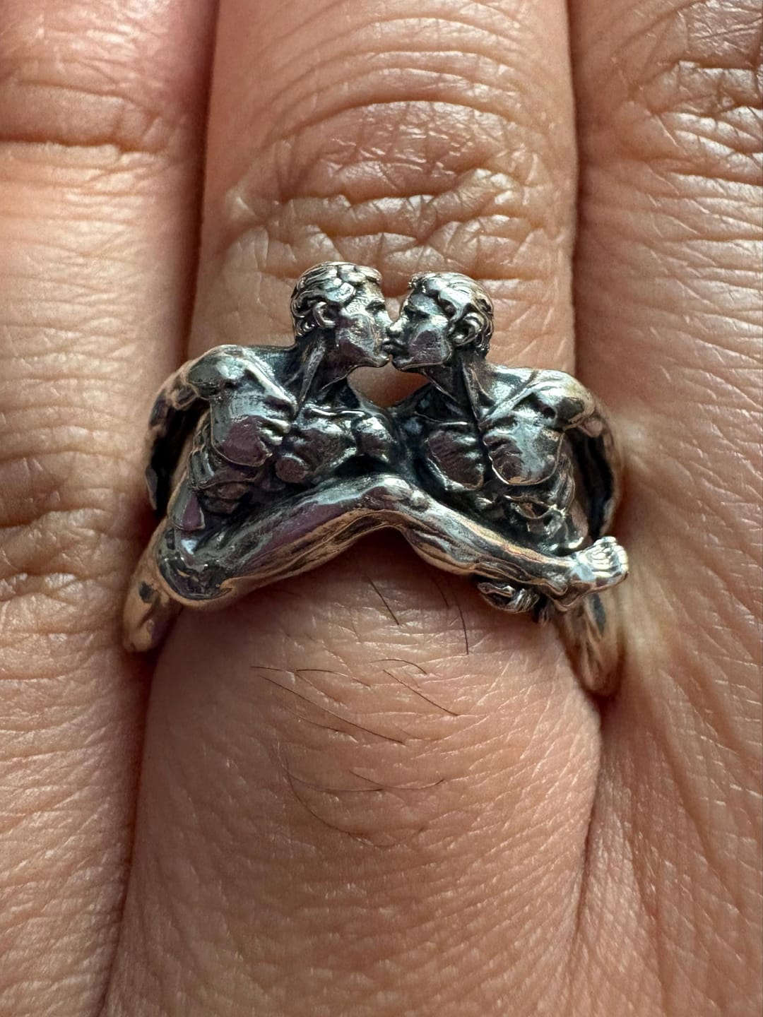 Customer photo review of Lovers Embrace Ring