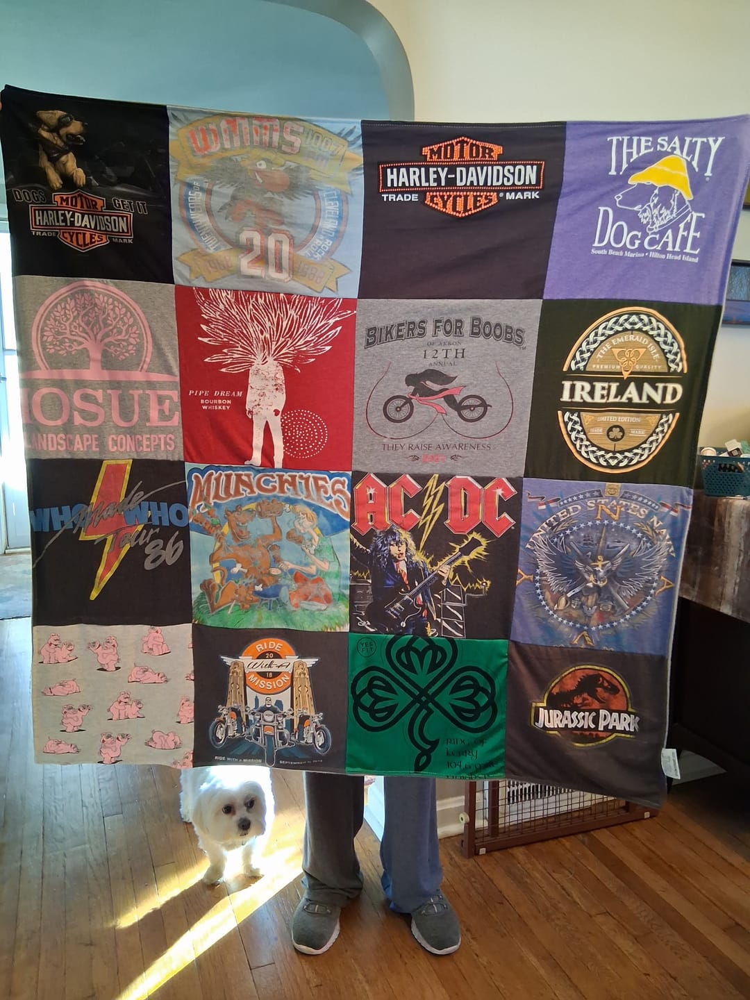 Customer photo review of Project Repat T-Shirt Quilt