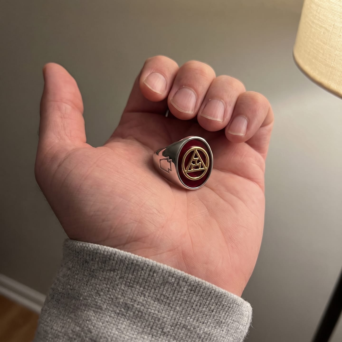 Customer photo review of Royal Arch Masonic Ring
