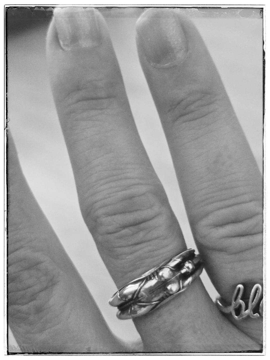 Customer photo review of Cyborg Figure Ring