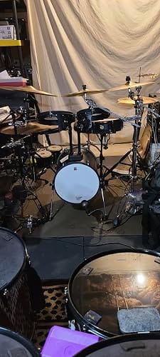 Customer photo review of Jungle Pad 5-piece Portable Drum Set, 14"