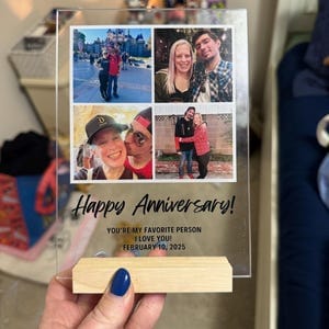 Customer photo review of Photo Collage Plaque