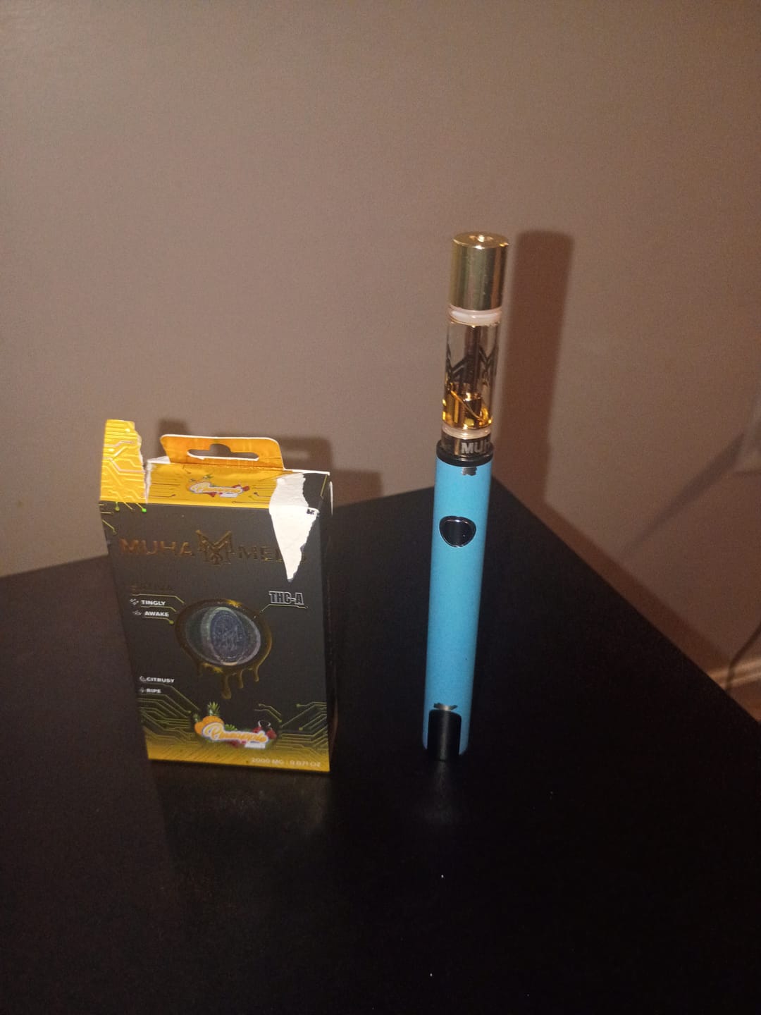 Customer photo review of MUHA Meds THCa 510 Cartridge - 2G