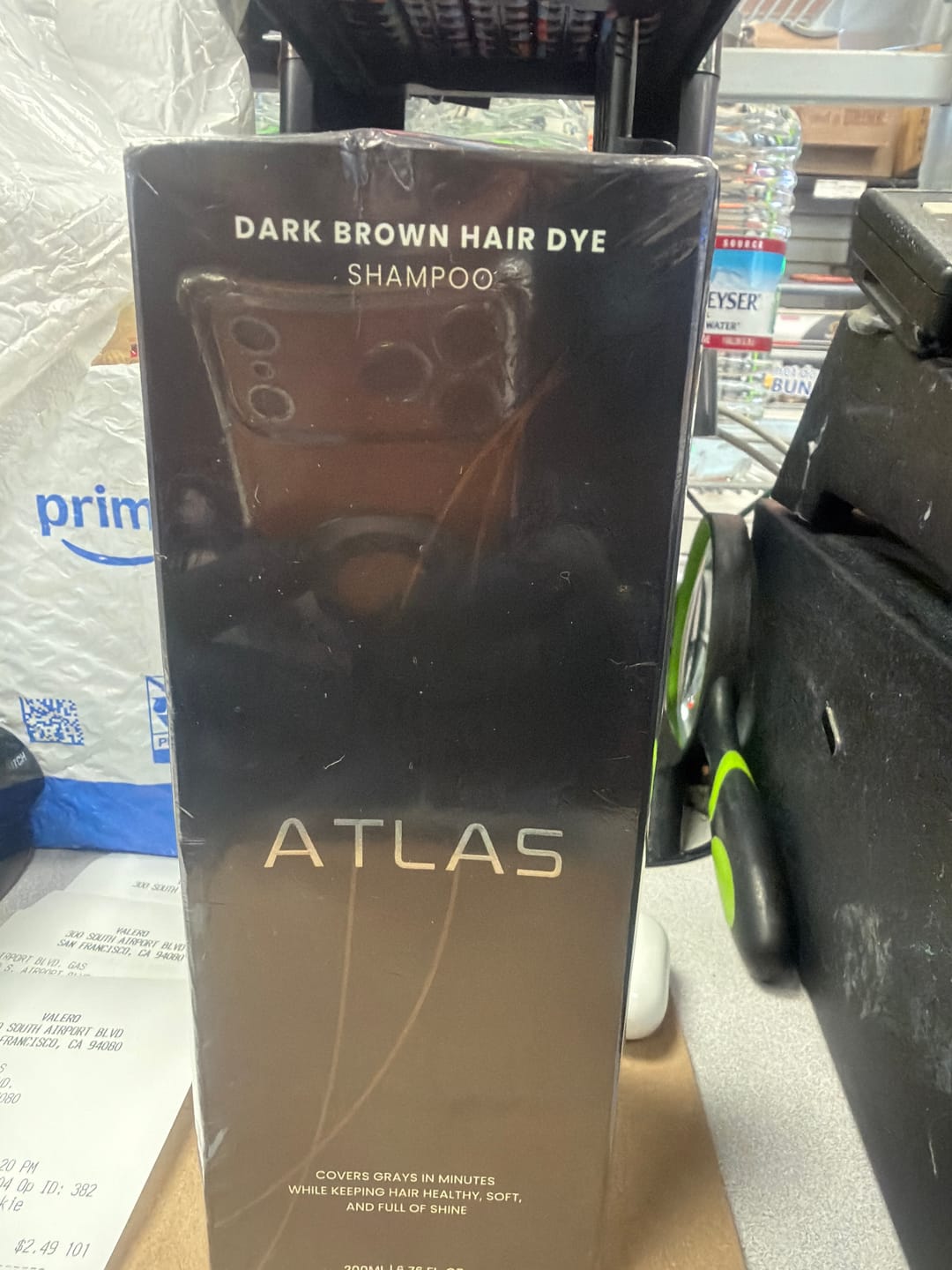 Customer photo review of Instant Dye Shampoo