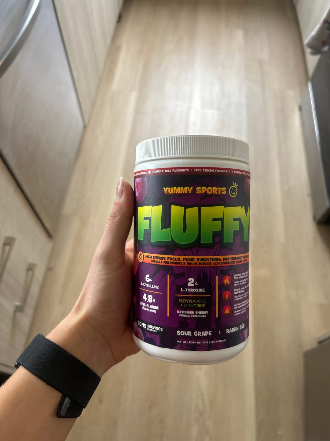 Customer photo review of Fluffy Intense Pre-Workout
