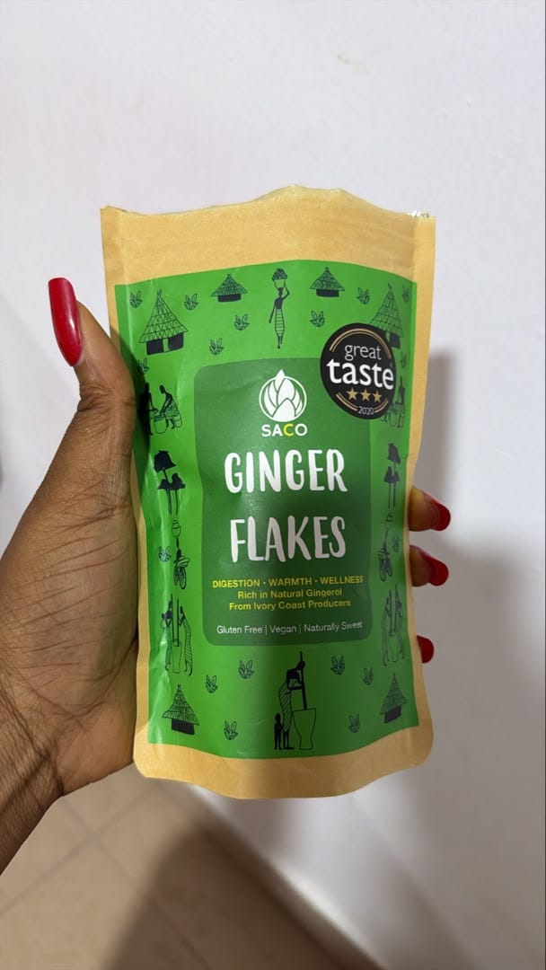 Customer photo review of Dried Ginger Flakes