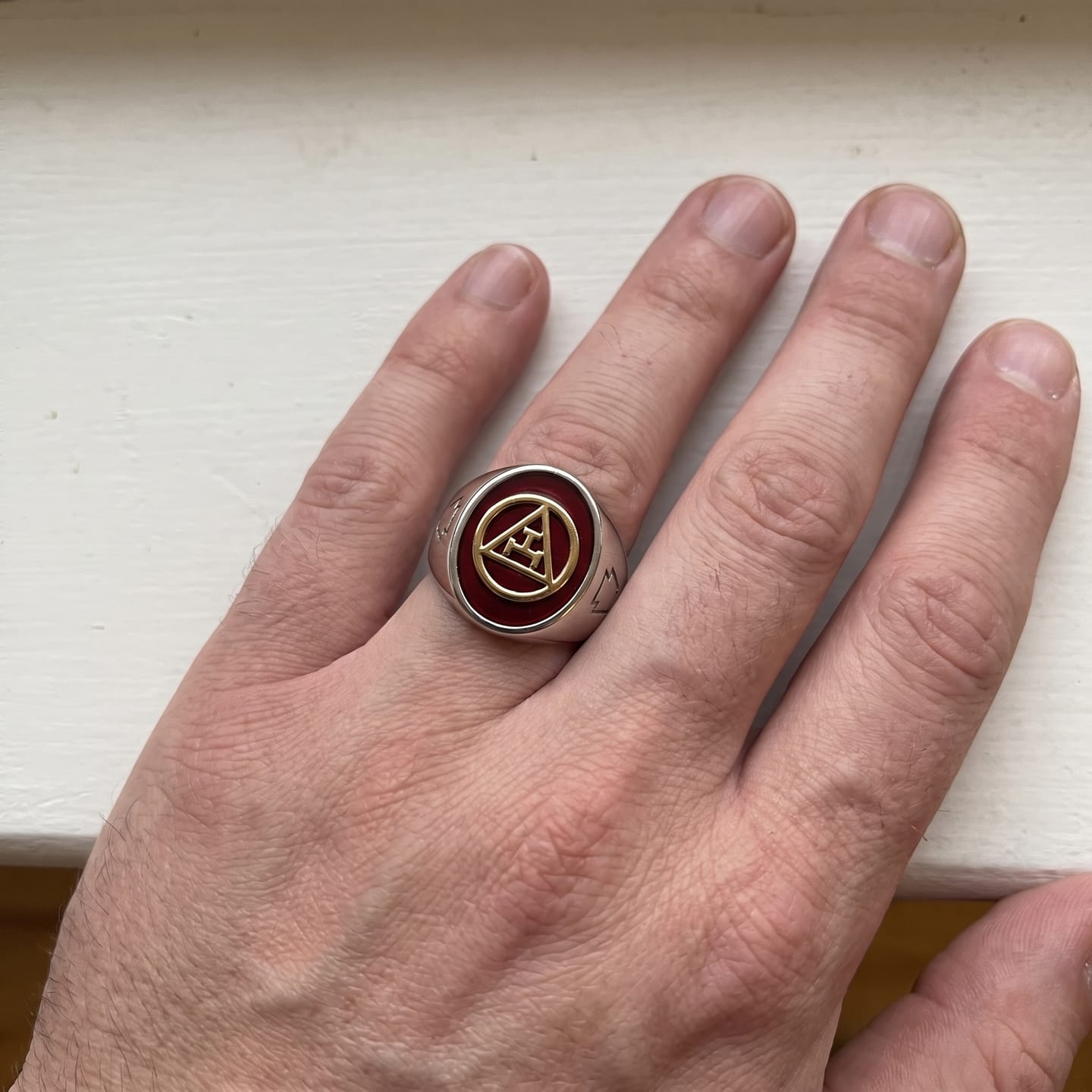 Customer photo review of Royal Arch Masonic Ring