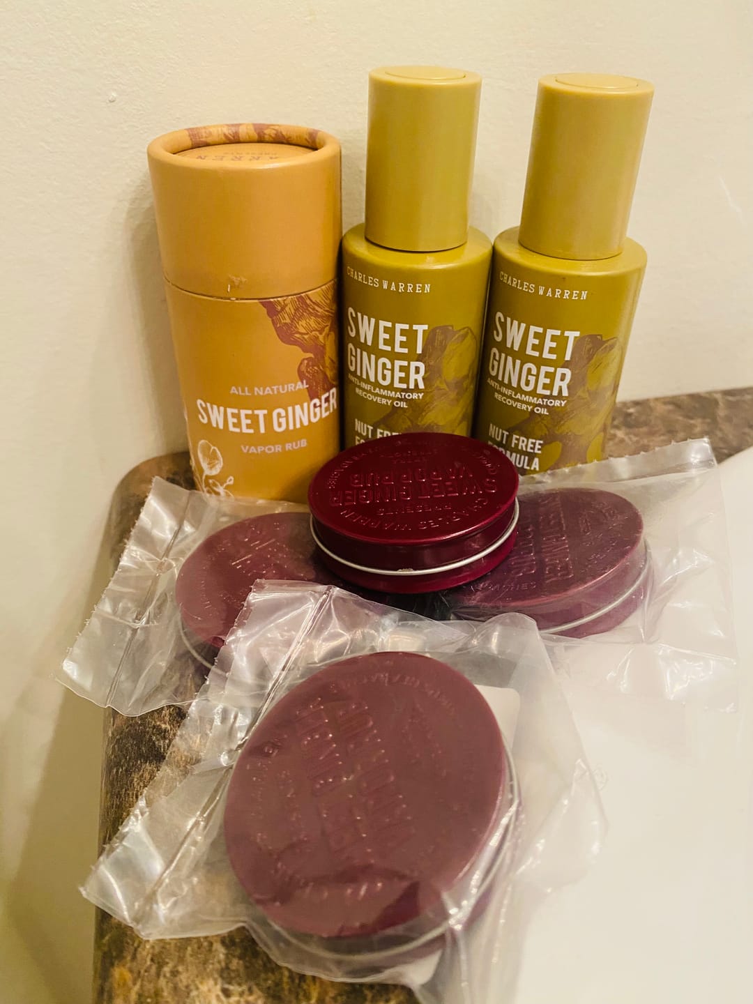 Customer photo review of Extra Strength Sweet Ginger Vapor Rub [Compact]