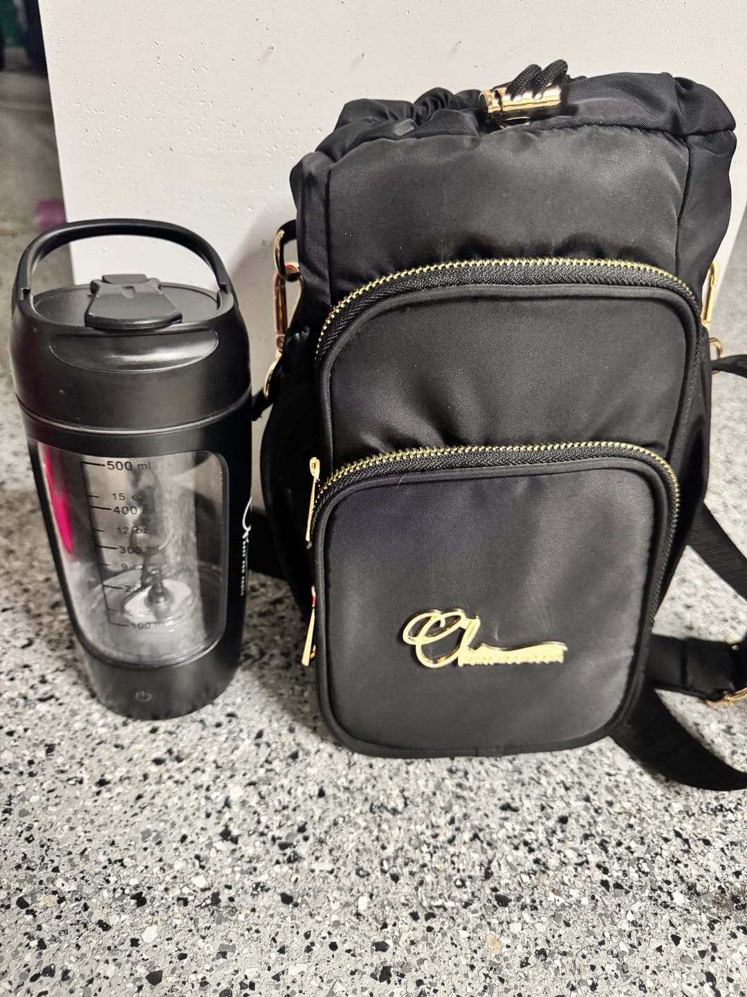 Customer photo review of Black & Hot Pink Bundle