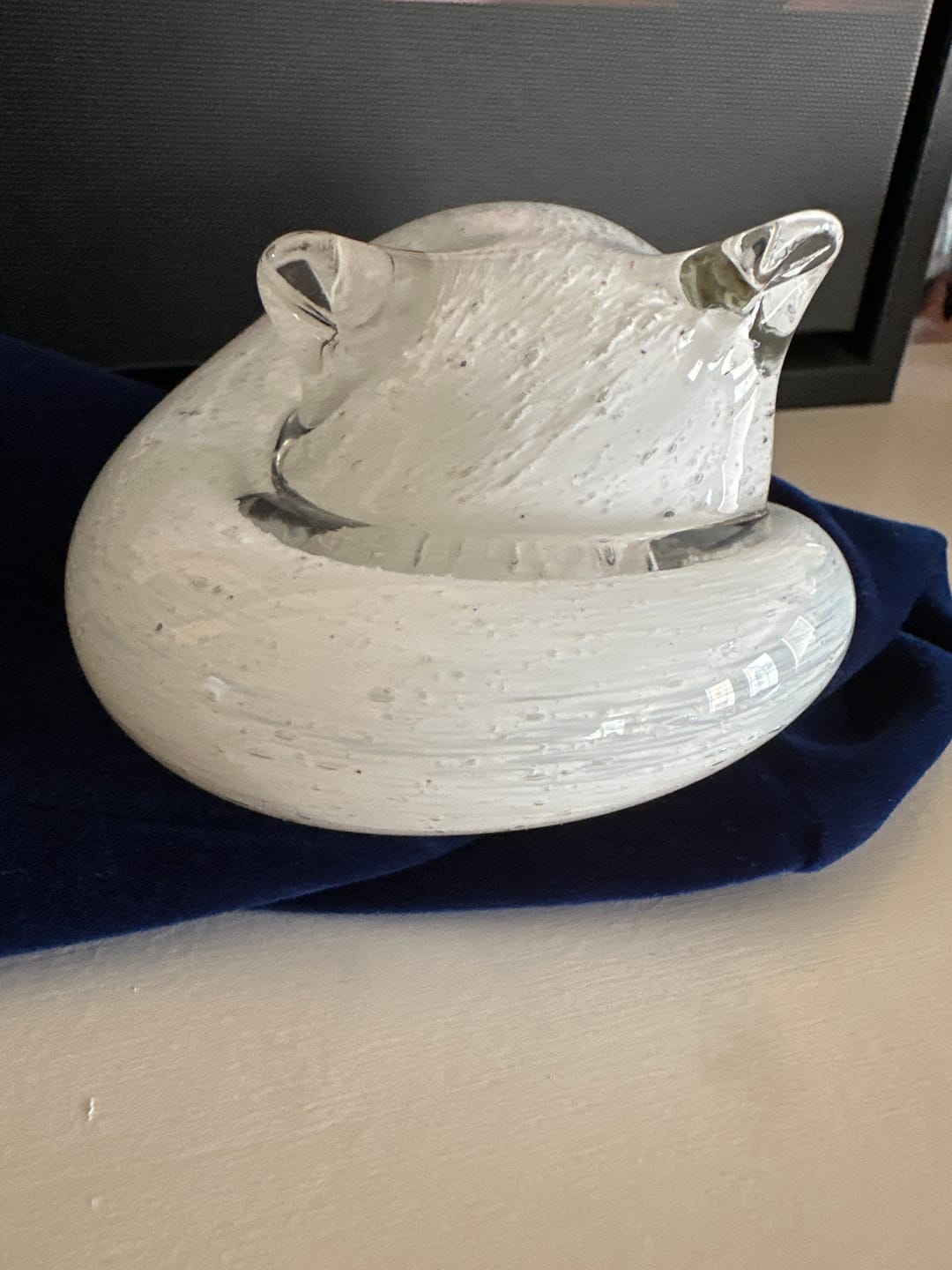 Customer photo review of Sleeping Cat with Infused Cremation Ashes