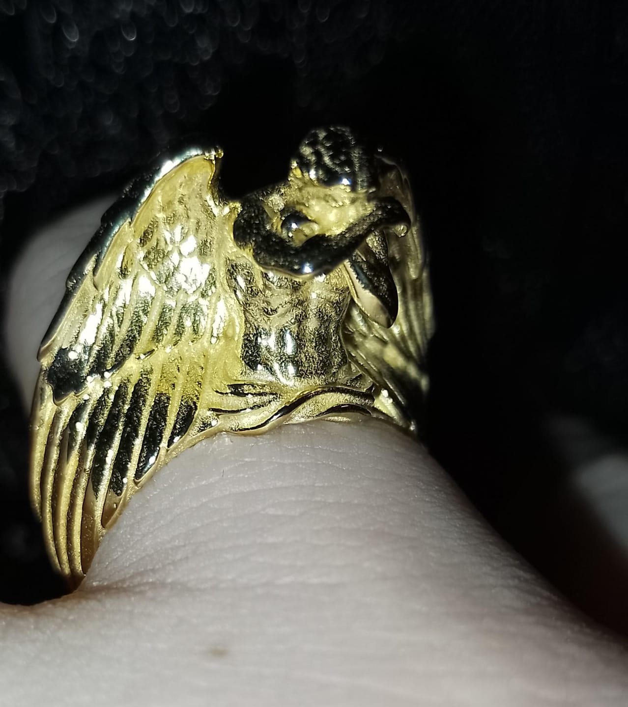 Customer photo review of Weeping Angel Ring