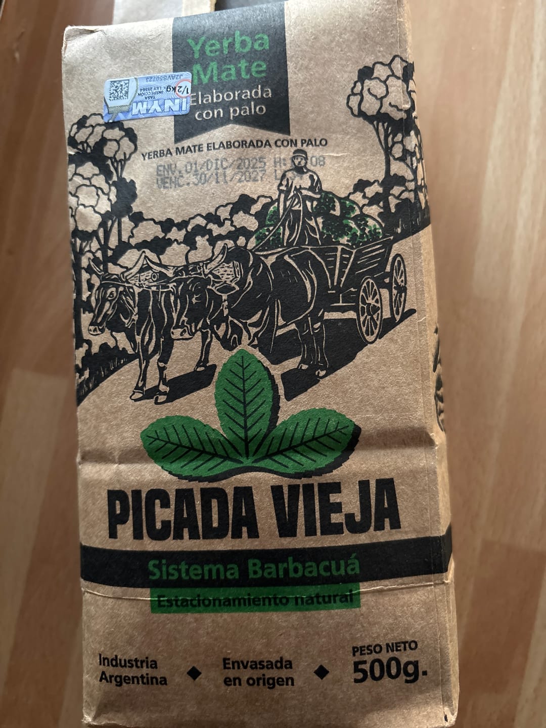 Customer photo review of La Dicha Barbacua 500g - Yerba Maté Fumée